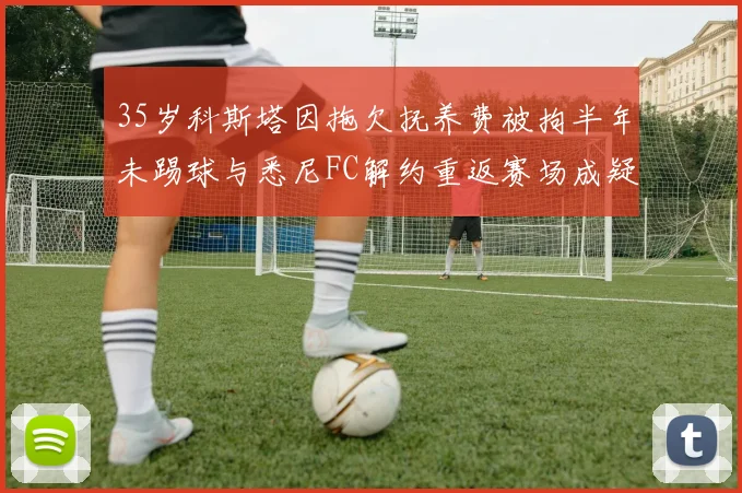 35岁科斯塔因拖欠抚养费被拘半年未踢球与悉尼FC解约重返赛场成疑