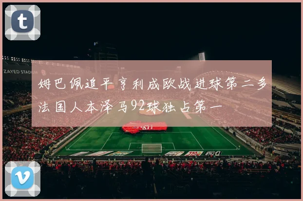姆巴佩追平亨利成欧战进球第二多法国人本泽马92球独占第一